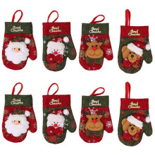 Gouden Vlies Kerst Bestekhouder, Bestekorganizer voor Creatieve Kerst Vork Lepel Tas, Milieuvriendelijk Materiaal Garandeert Een Lange Levensduur