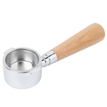 Handgreep voor de koffieportafilter voor optimale controle tijdens het zetten, roestvrijstalen koffiefilter met ergonomische grip voor soepel