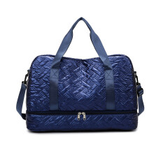 Travel Bag Multifunctional Fitness Bag Gym Bag Sport Bag-Blue