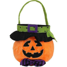 (style 1) Halloween Candy Bag Halloween Trick Or Treat Bags,tote Gift Bucket For Halloween Party Favor Supplies