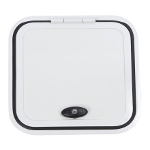 16x16in Aluminum RV Compartment Door with Safety Lock for Campervan