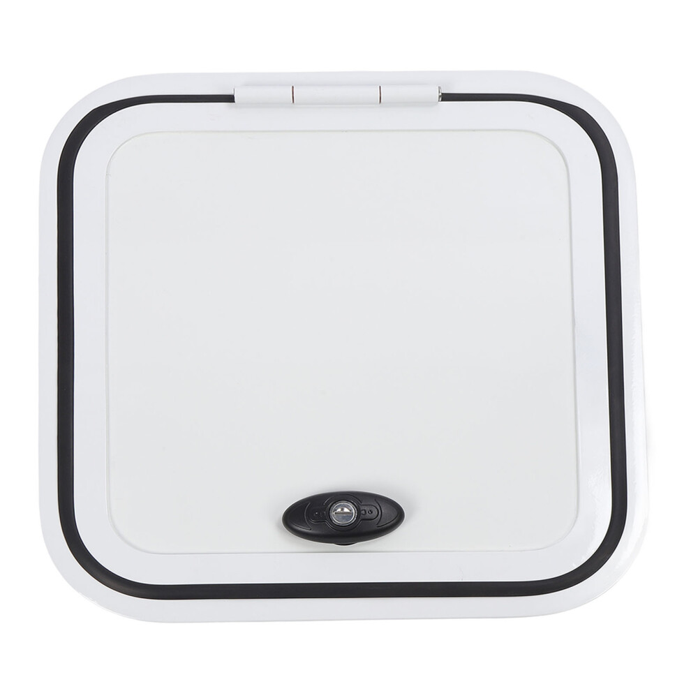 16x16in Aluminum RV Compartment Door with Safety Lock for Campervan