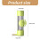 No Drip Small Animals Water Bottle Automatic Water Feeder-Green 4