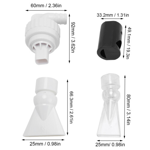 Schnabeldüse-Set, drehbarer Auslass 13,8/20/25 mm 1