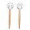 (Three circles * double circles) Traditional Danish Dough Whisk, Bread Dough Hand Mixer, Artisan Bread Baking Tool 1