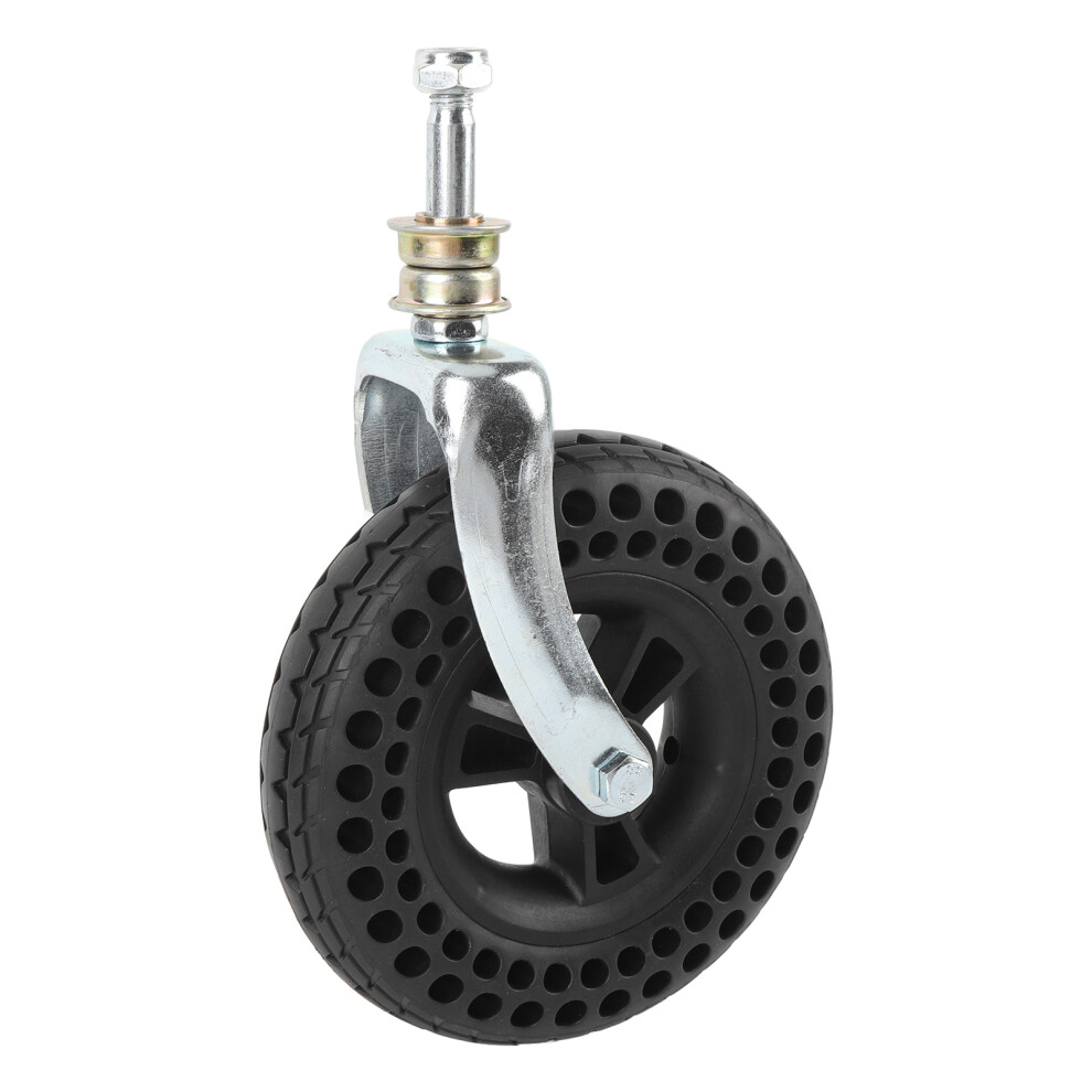 7 Inch Tpe Rubber Beehive Caster Wheel For Solid Cart Trolley Non Slip 75Kg 4081364236645