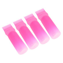 4er Pack Wurzelkammflasche, 16,8 4,5 5 cm, Klar