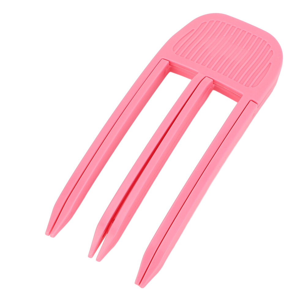 Wind Shaping Styling Comb 3 Teeth Hair Clips for Root Lifting (15x6cm)