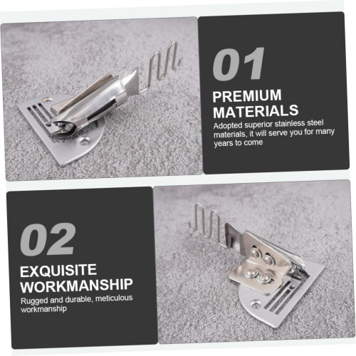 Foldable Overlock Binder For Lightweight Fabrics Low Shank Compatible Edging Tool PullBarrel Presser Sewing Accessory 2