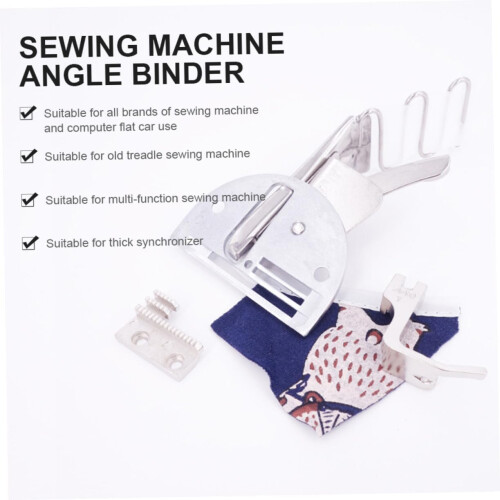 Foldable Overlock Binder For Lightweight Fabrics Low Shank Compatible Edging Tool PullBarrel Presser Sewing Accessory 1