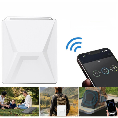 Satellite Dish Travel Case Weatherproof Shockproof Drop-Resistant White