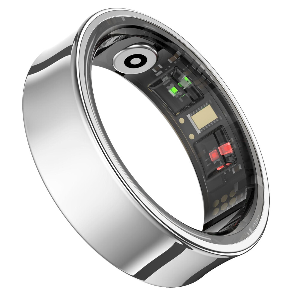 Smart Ring Bluetooth 5.3 Sleep Tracker Pedometer Fitness 9 Silver 4911364238199