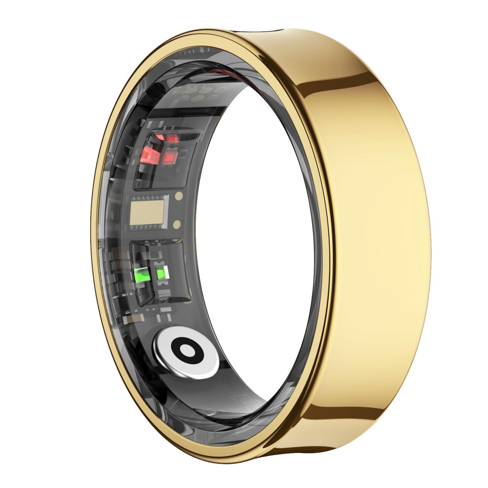 Smart Health Ring Bluetooth 5.3 Sleep Tracker, Pedometer, 5Atm Gold 8701364238093