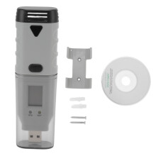 Mångsidig USB-datainspelare som erbjuder säker och anpassningsbar dataloggning, med avancerade larmfunktioner och långvarig design för