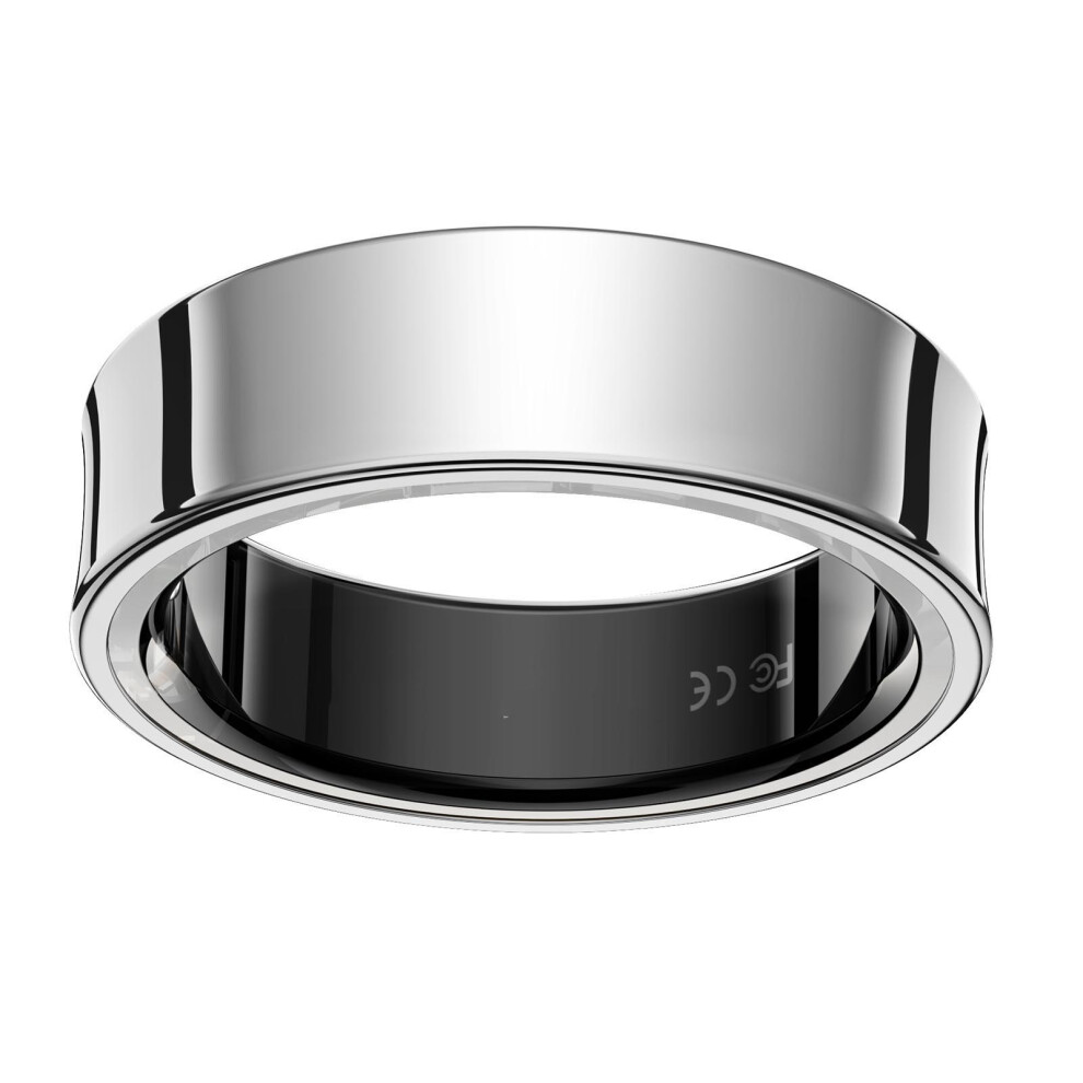 Bluetooth 5.3 Smart Ring With Sleep Tracking Pedometer & Remote Camera Silver 8481364238407