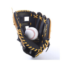 Baseball Glove Men 11.5Inch LeftHand Leather Brown For School Match Adults Youth Training
