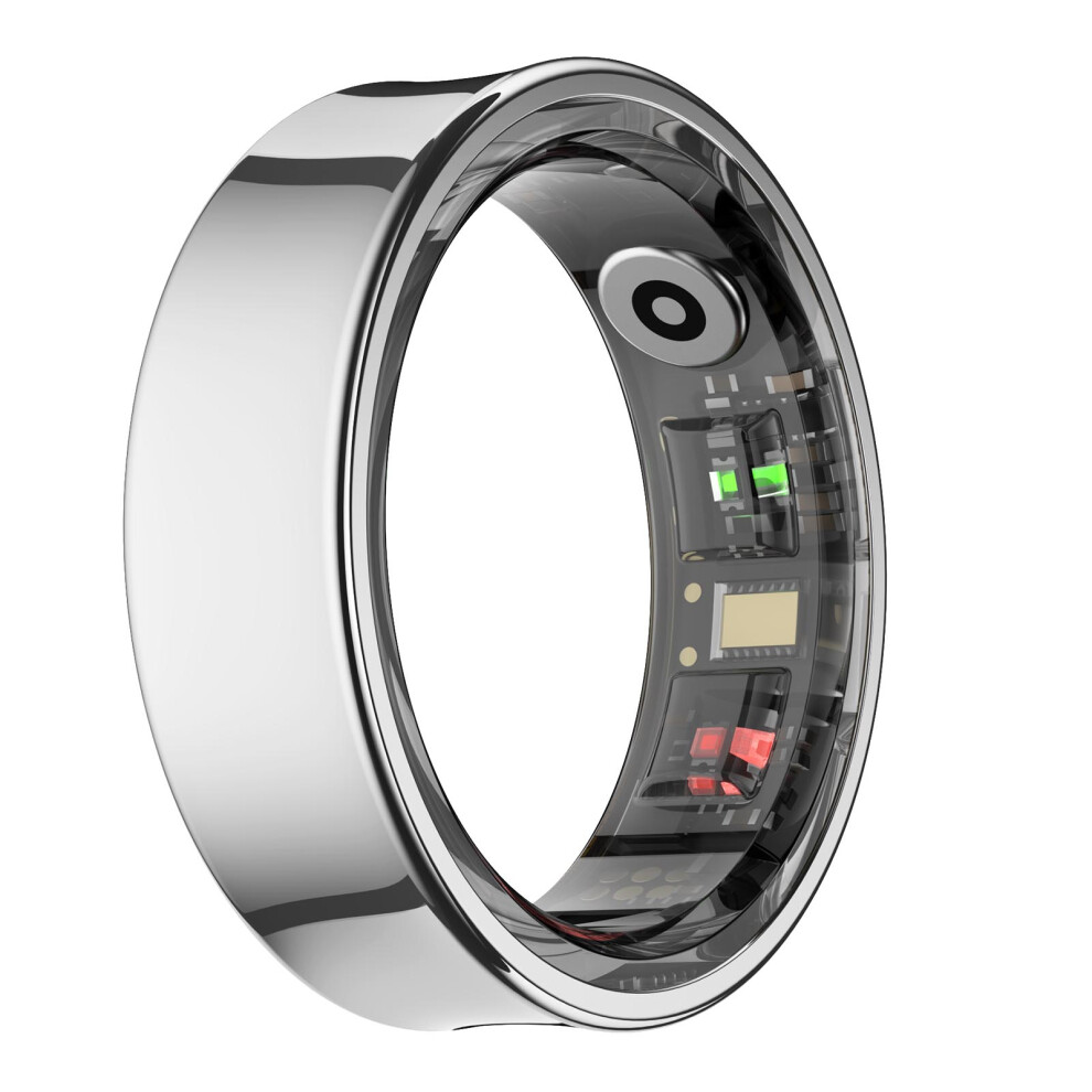 Smart Ring Bluetooth 5.3 Sleep Tracker Pedometer Waterproof 5Atm Silver 8031364238039