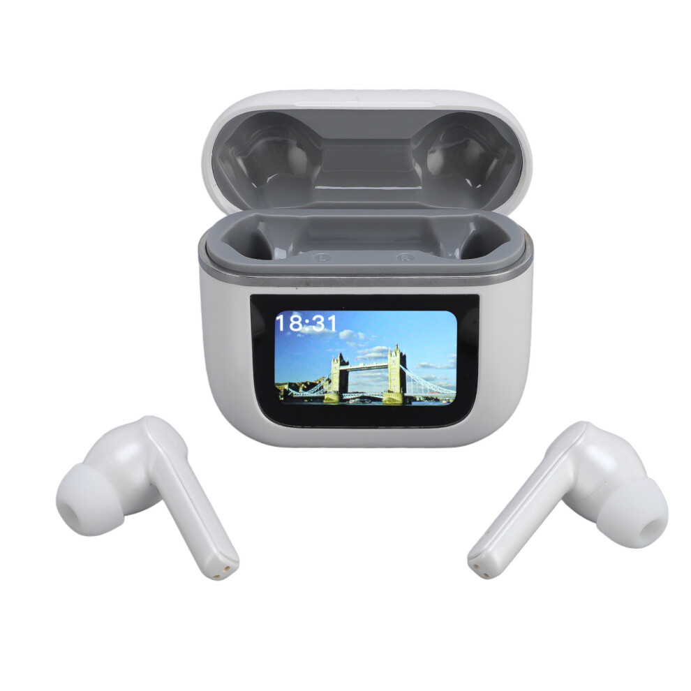 Wireless Bluetooth 5.4 Language Translator Earbuds With App White 9391364238644