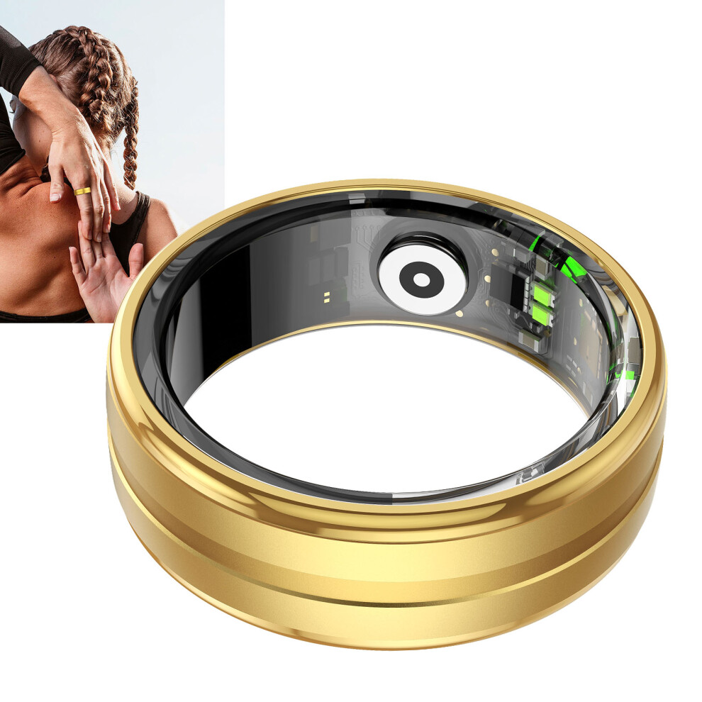Aluminum Bluetooth 5.1 Smart Health Tracker, 5Atm Rainproof, Sleep & Sports Monitoring, Type 10 Gold 7641364237904