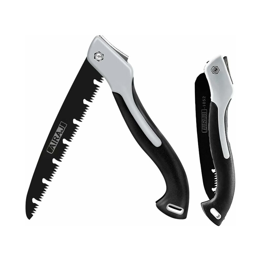 Ergonomically Designed Folding Saw, Soft Solid Handle For Unmatched Grip, Three-Sided Tooth Design For Swift Cutting, Folding Secure Lock Ensures Safe 9012352954260