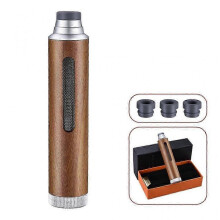 (Silver) Smoking Accessory Cigarette Holder for Outdoor Indoor Car Smoking Soot Cover