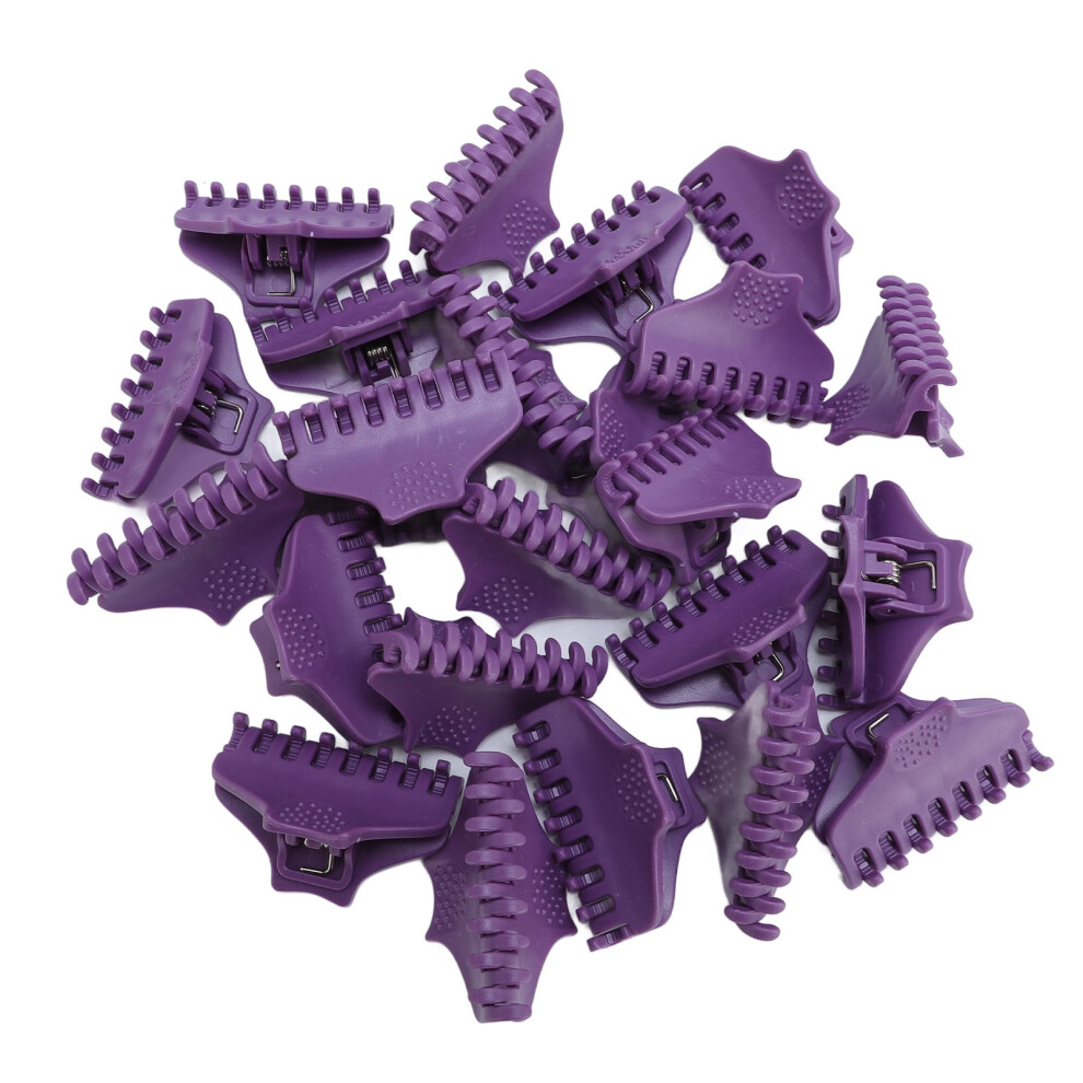 25pcs Hair Curler Claw Clips Set, Volumizing Hairdressing Tool, 5x3cm
