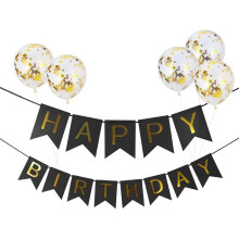 Múltiples opciones de uso para tu día especial, elementos esenciales para la celebración de cumpleaños con detalles dorados calados que realzan