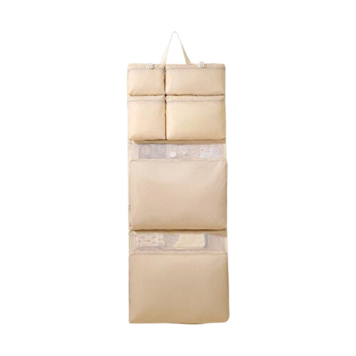 Practical Polyester Travel Garment Bags Large-Beige 8 squares
