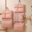 Practical Polyester Travel Garment Bags Large-Beige 8 squares 7