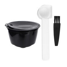 Újrafelhasználható kávékapszula-szűrő, újratölthető kávépárnával, Dolce Gusto készülékkel kompatibilis, kiváló szűrőhatású,