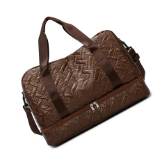 Sport Bag Travel Bag Luggage Bag Gym Bag with Shoe-brown