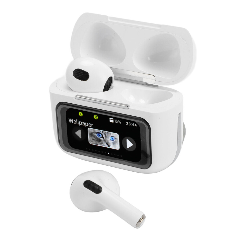 Bluetooth Translator Earbuds App Noise Cancellation 144 Languages White 7891364238658