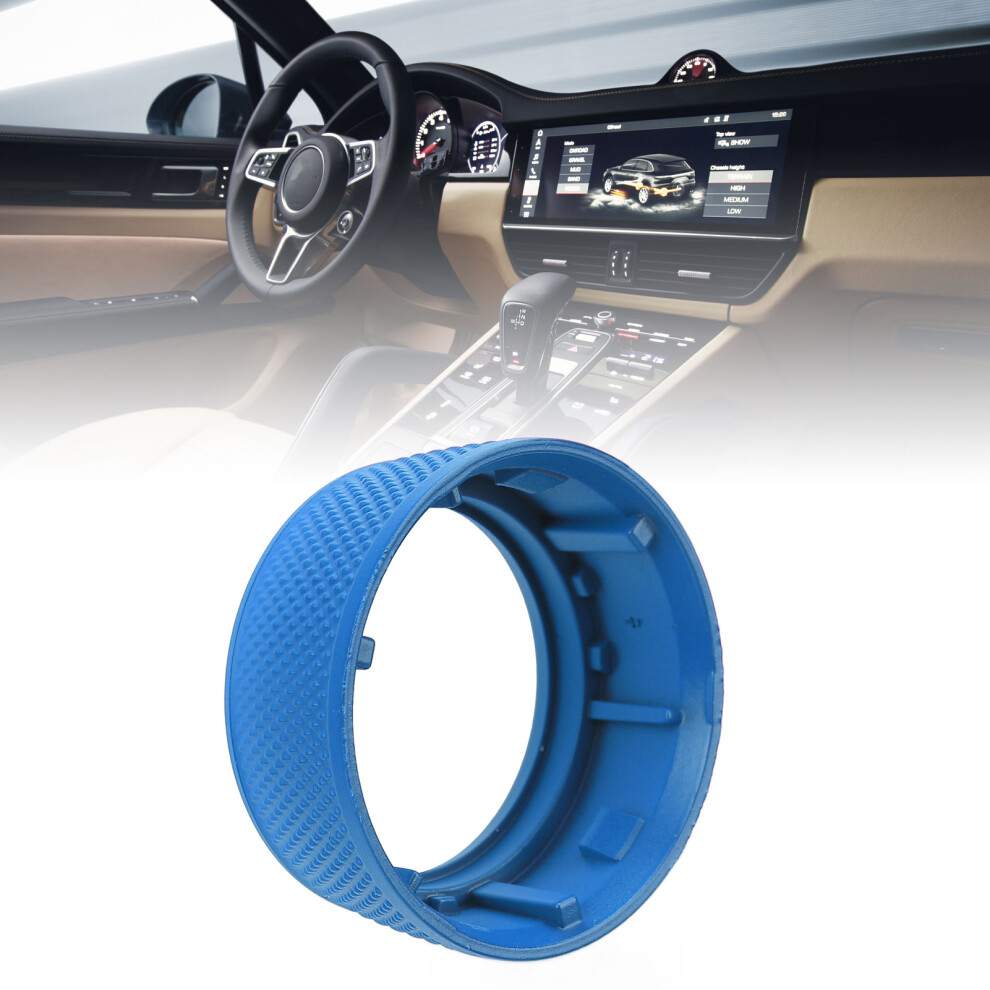 Sporty Steering Wheel Drive Mode Knob Cover For 718 911 Blue 9341364239400