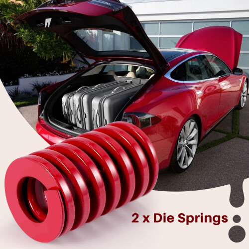 2 Pcs 25mm OD 40mm Length Compression Mould Die Springs for Trunk, Medium Load 2