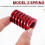 2 Pcs 25mm OD 40mm Length Compression Mould Die Springs for Trunk, Medium Load 4