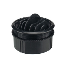 Universal Spherical Air Vane Round A/C Conditioning Outlet Vent for RV Bus Car (Φ71/63/25mm)
