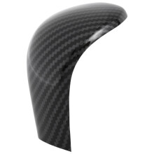 for Navara NP300 2016-2019 Car Carbon Fibre Gear Shift Knob Head Cover Trim Decoration Sticker Accessories