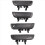 4PCS Outside Door Handle Front Rear Right Left for 95-01 Esteem 4