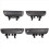 4PCS Outside Door Handle Front Rear Right Left for 95-01 Esteem 3