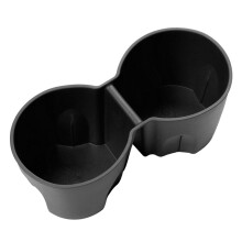 Car Central Control Storage Box Water Cup Holder for MK2 2007-2020 Accessories Black