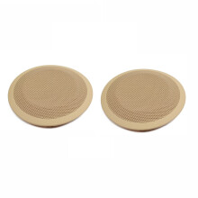 Car Upgraded Interior Door Loud Speaker Tweeter Cover Trim for- X1 E84 E90 E91 E92 Beige