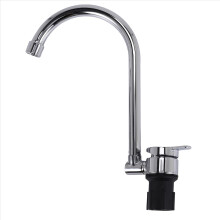 Foldable RV Faucet 360 Degree Rotation 9/16 Inlet Thread Single Handle Cold & Hot Water Mixer Copper for Deck