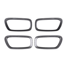 Car Interior Carbon Fiber Door Handle Frame Cover Trim Accessories for -V Vezel 2021 2022