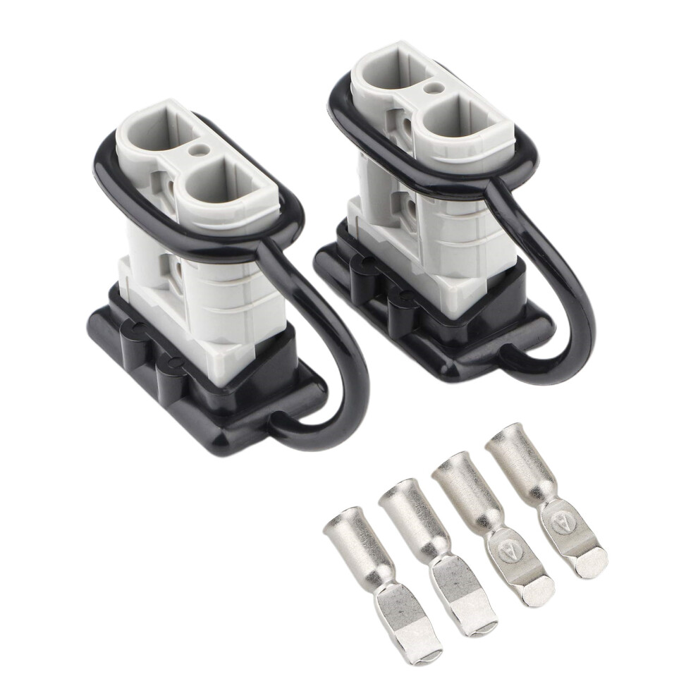 50A 1/0 Awg Battery Connection Harness Plug Connector Winch Quick Disconnect For Ups Pack Trailer Forklift 4851488736730