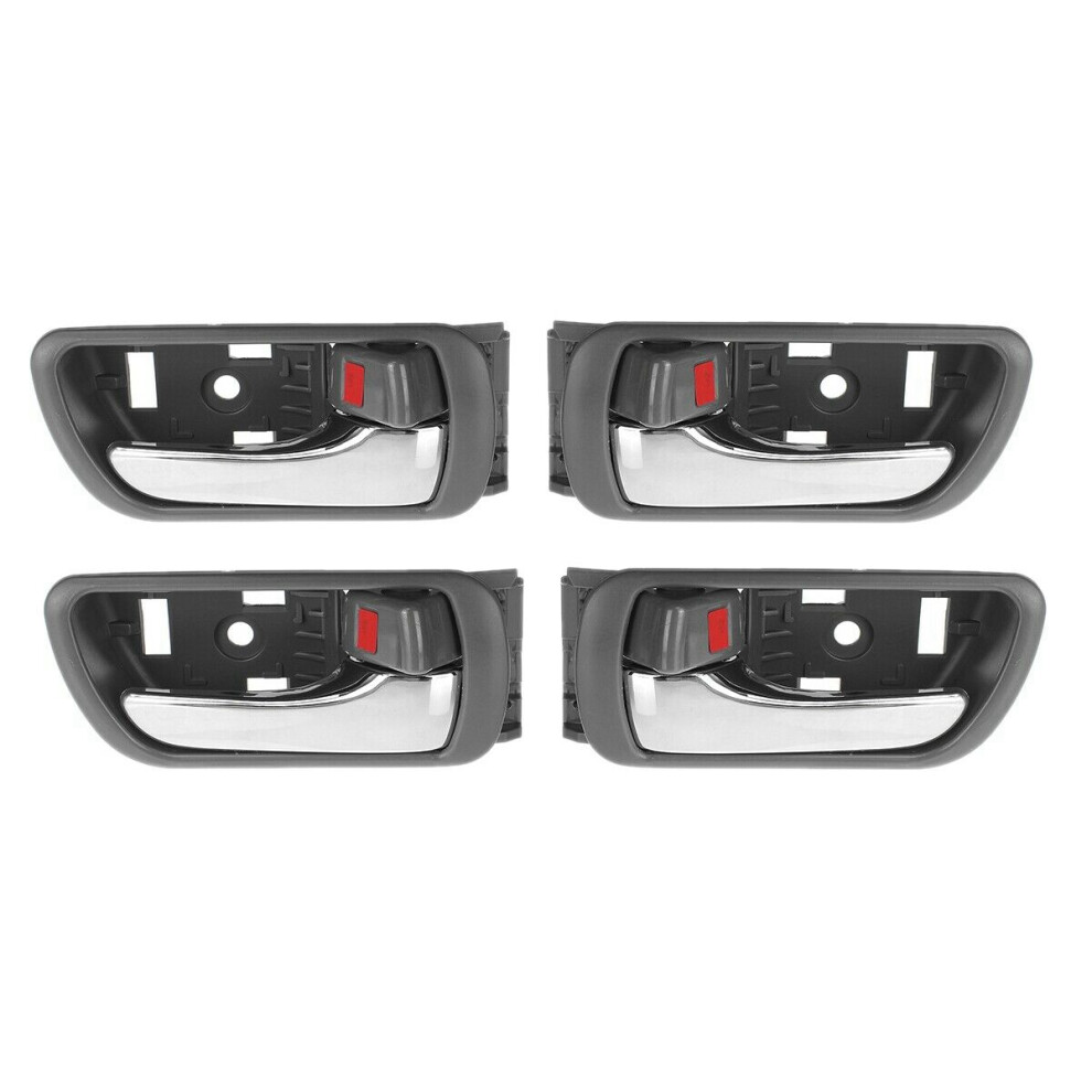 4Pcs Interior Inner Inside Door Handle Chrome For Cv36 2002-2006 69206-33030Lh 69205-33040Rh 4851488734262