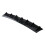 Universal Car Rear Splitter Bumper Diffuser 7 Fin Lip Spoiler for Gloss Black A 8