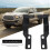 Front Hood LED Light Mounting Bracket Ditch Lamp Brackets Kit for 2005-15 3