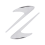 2Pcs Car Side Trim for E Class W213 C-Class W205 Refit E63S Accessories Silver 1