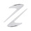 2Pcs Car Side Trim for E Class W213 C-Class W205 Refit E63S Accessories Silver 8