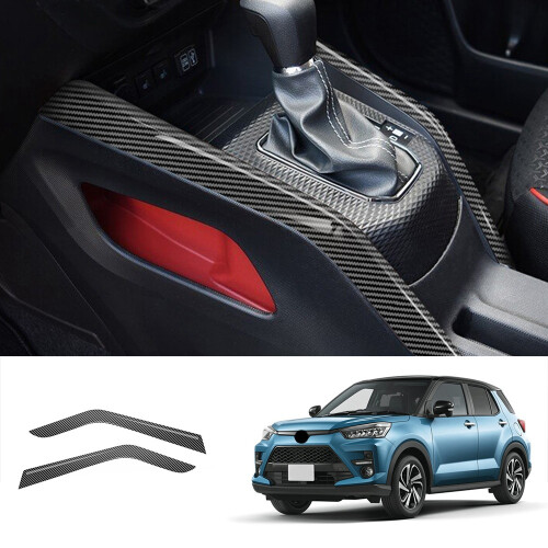 Car Center Control Panel Armrest Decoration Cover Console Trim Sequins Suitable for Raize 2020 2